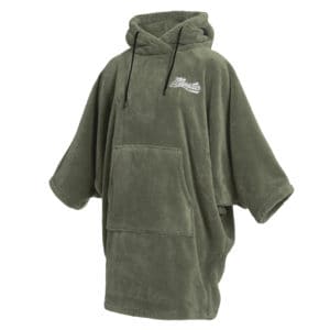 Mystic Teddy Poncho for women in Olive green color